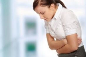 Constipation in a woman is a sign of the presence of parasites