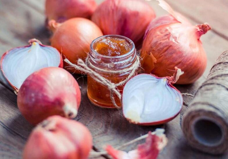 onion to eliminate parasites